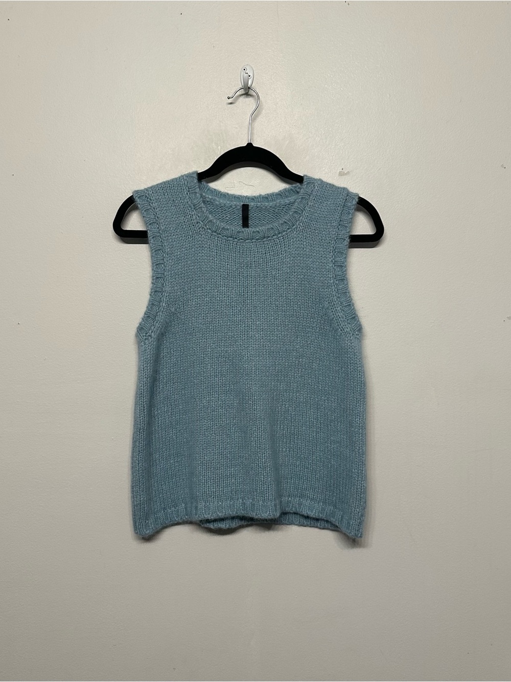 Sara Lanzi Sleeveless Alpaca Wool Sweater Medium